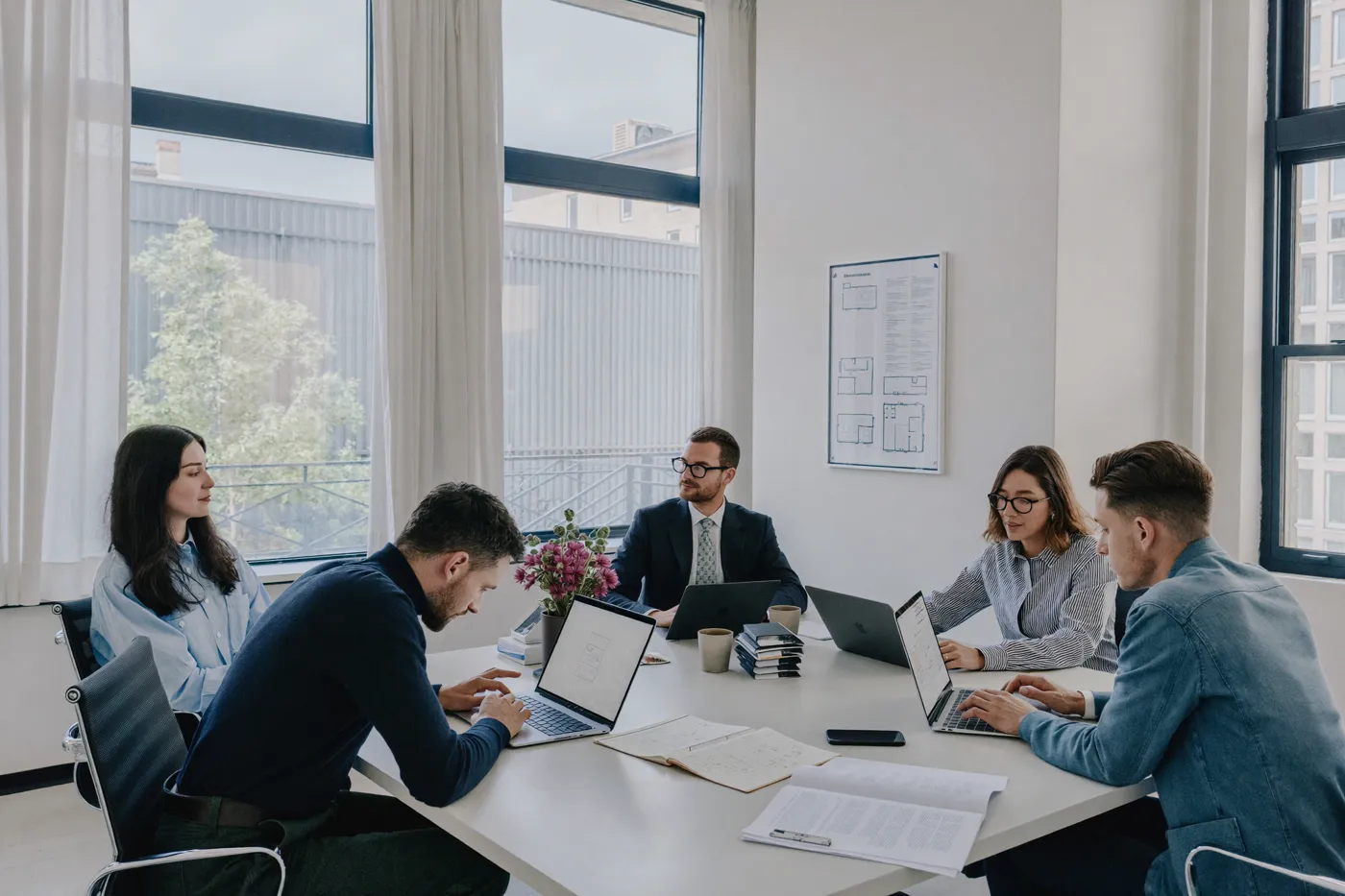 The In Casa team at work